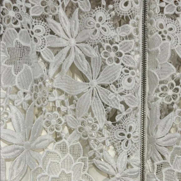 Bardot Ivory Lace Midi Dress - Picture 5 of 6